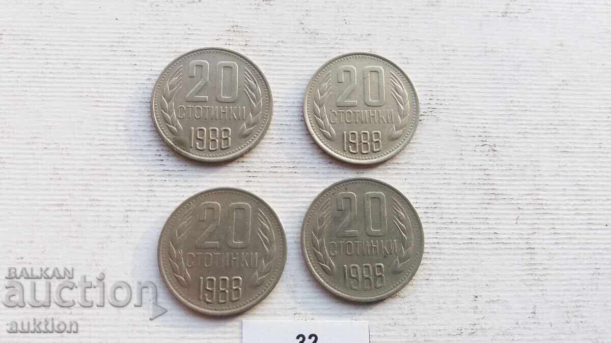 20 CENTS 1988 YEAR 4 NUMBERS 20 CENTS 1988 YEAR 4 NUMBERS