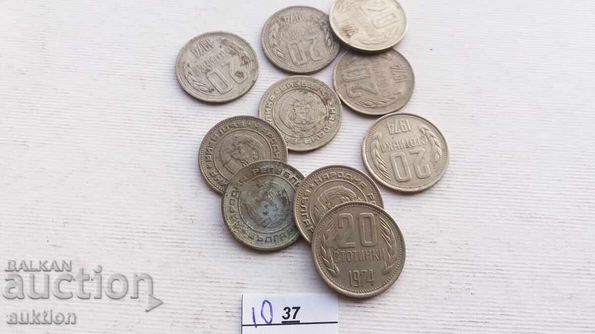 20 HUNDREDS 1974 10 ISSUES 20 HUNDREDS 1974 10 ISSUES