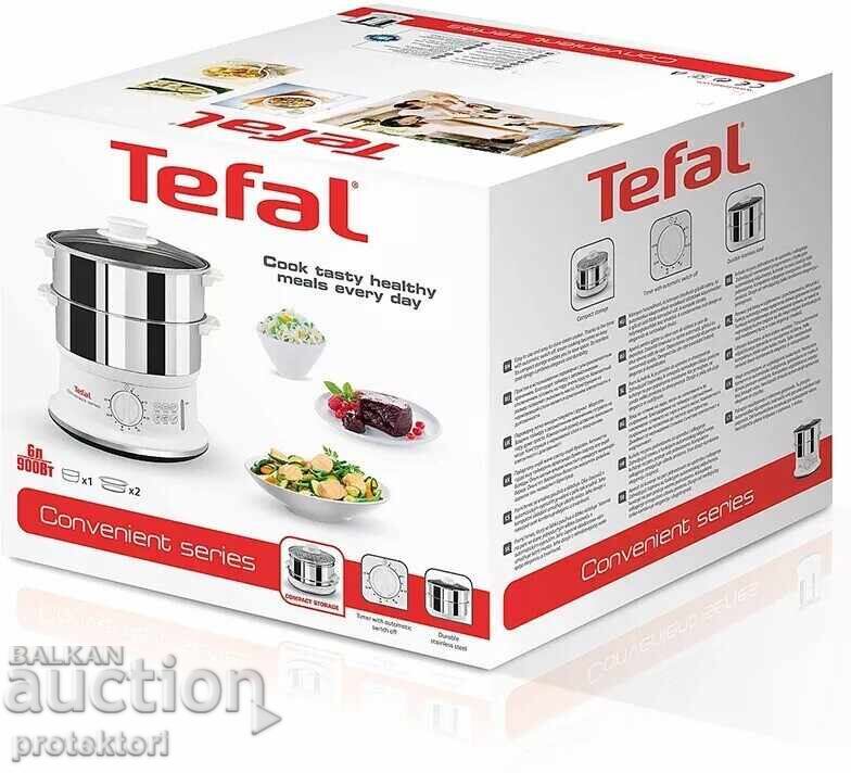 Auction Steam cooker Tefal - VC145130, 900W, 2 zones, white Auction Steam cooker Tefal - VC145130, 900W, 2 zones, white