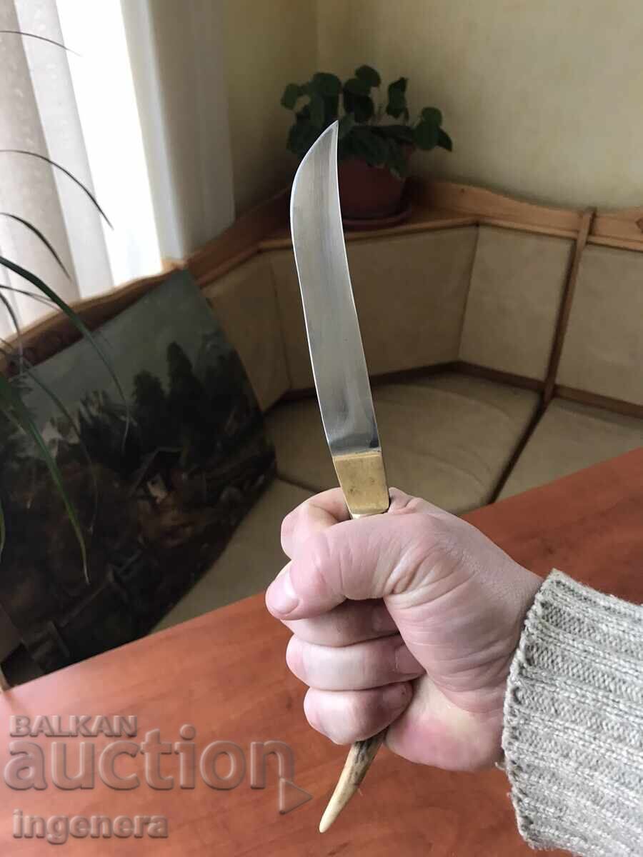 KNIFE BLADE ANTIQUE HORN - 6 KNIFE BLADE ANTIQUE HORN - 6