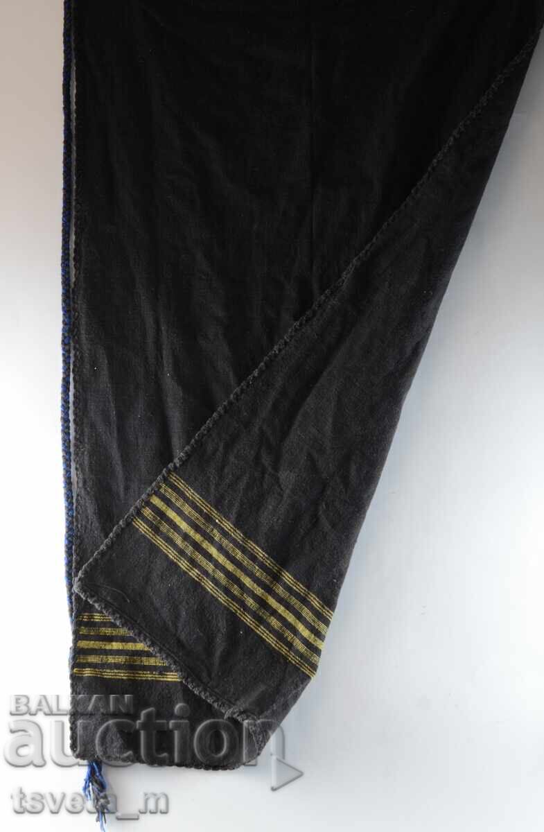 Auction Women's cotton apron, folk costume Auction Women's cotton apron, folk costume