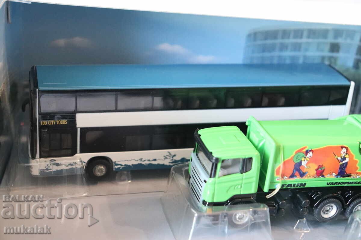SIKU 1/87 H0 SCANIA BUS TRUCK TOY TROLLEY MODEL - 5 SIKU 1/87 H0 SCANIA BUS TRUCK TOY TROLLEY MODEL - 5