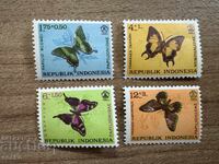 Indonesia - Butterflies with new values (1963) MNH