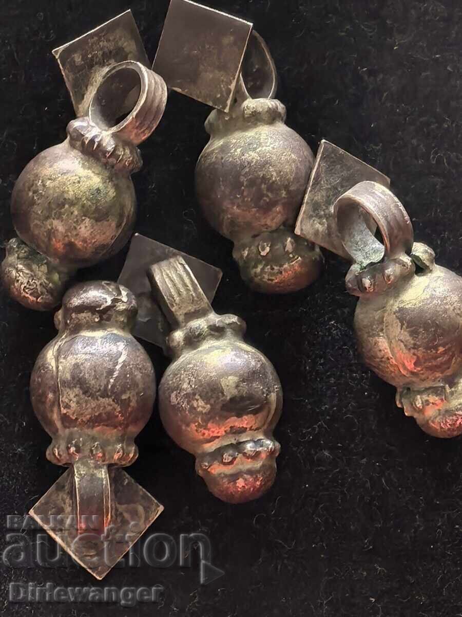 Renaissance earrings. Silver jewelry. Elements. KIPROVETS-18 in - 6 Renaissance earrings. Silver jewelry. Elements. KIPROVETS-18 in - 6