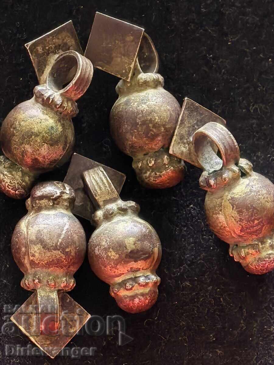 Renaissance earrings. Silver jewelry. Elements. KIPROVETS-18 in Renaissance earrings. Silver jewelry. Elements. KIPROVETS-18 in