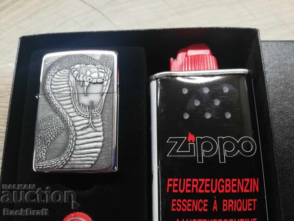Delivery of New Original Zippo Gasoline Lighter, Zippo Snake