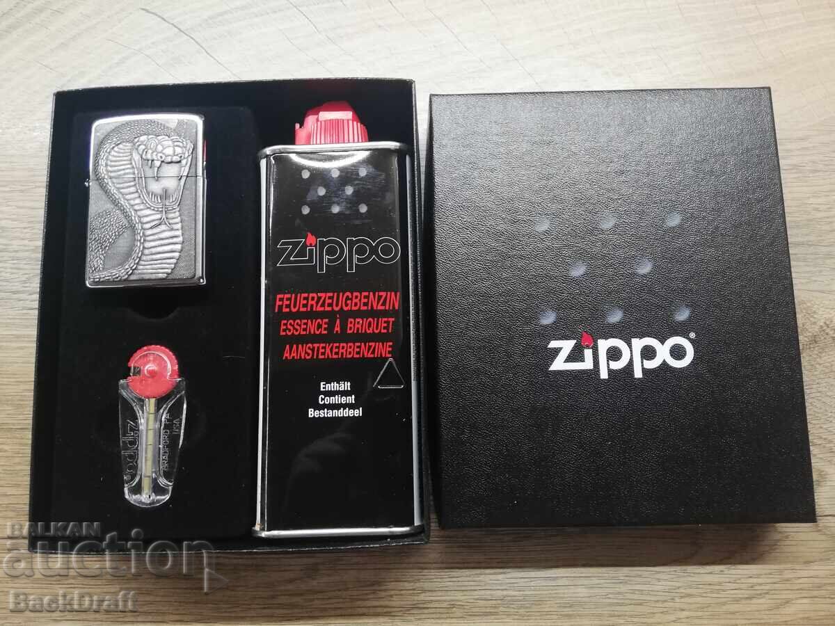 New Original Zippo Gasoline Lighter, Zippo Snake