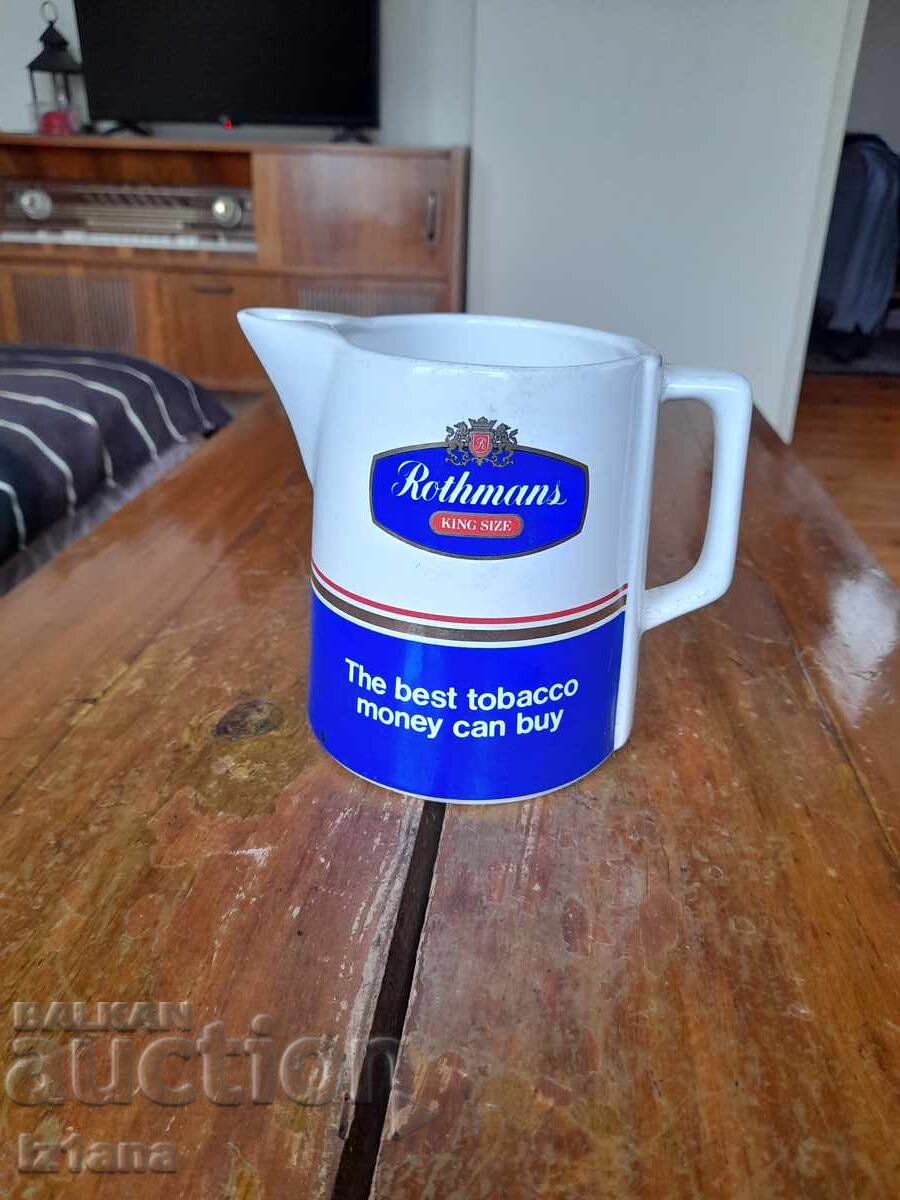 Old Rothmans porcelain jug Old Rothmans porcelain jug