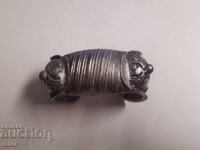 Old authentic silver Renaissance bracelet - hornet