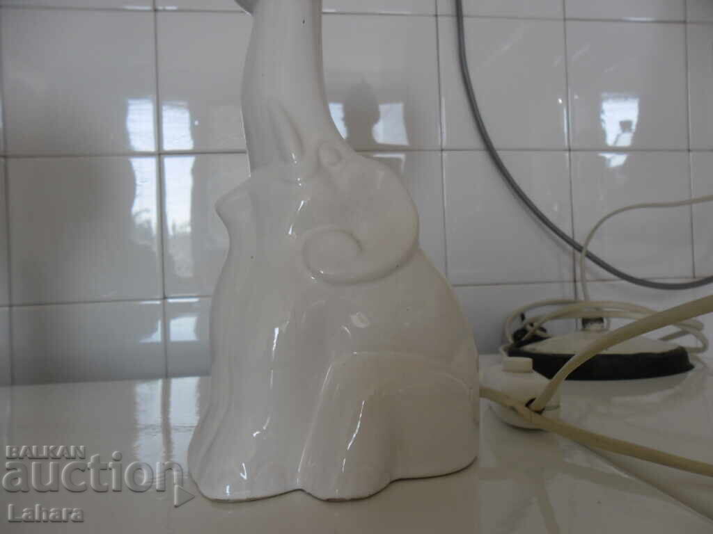 Nightstand, table lamp, porcelain elephant - 5 Nightstand, table lamp, porcelain elephant - 5