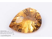 Citrine 4.34ct VS fancy teardrop cut