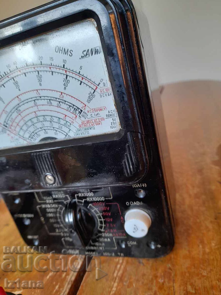 Old Sanwa multimeter - 5 Old Sanwa multimeter - 5