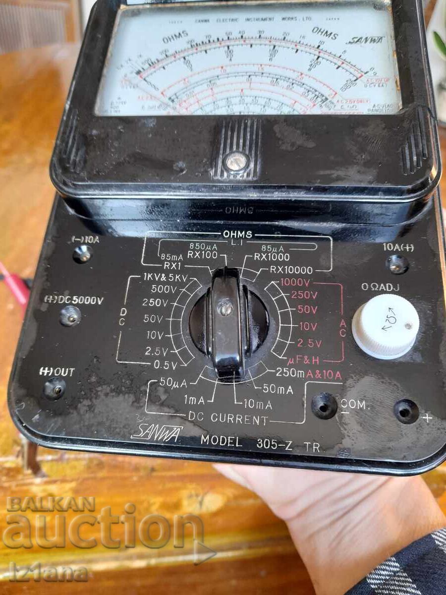 Old Sanwa multimeter - 6 Old Sanwa multimeter - 6