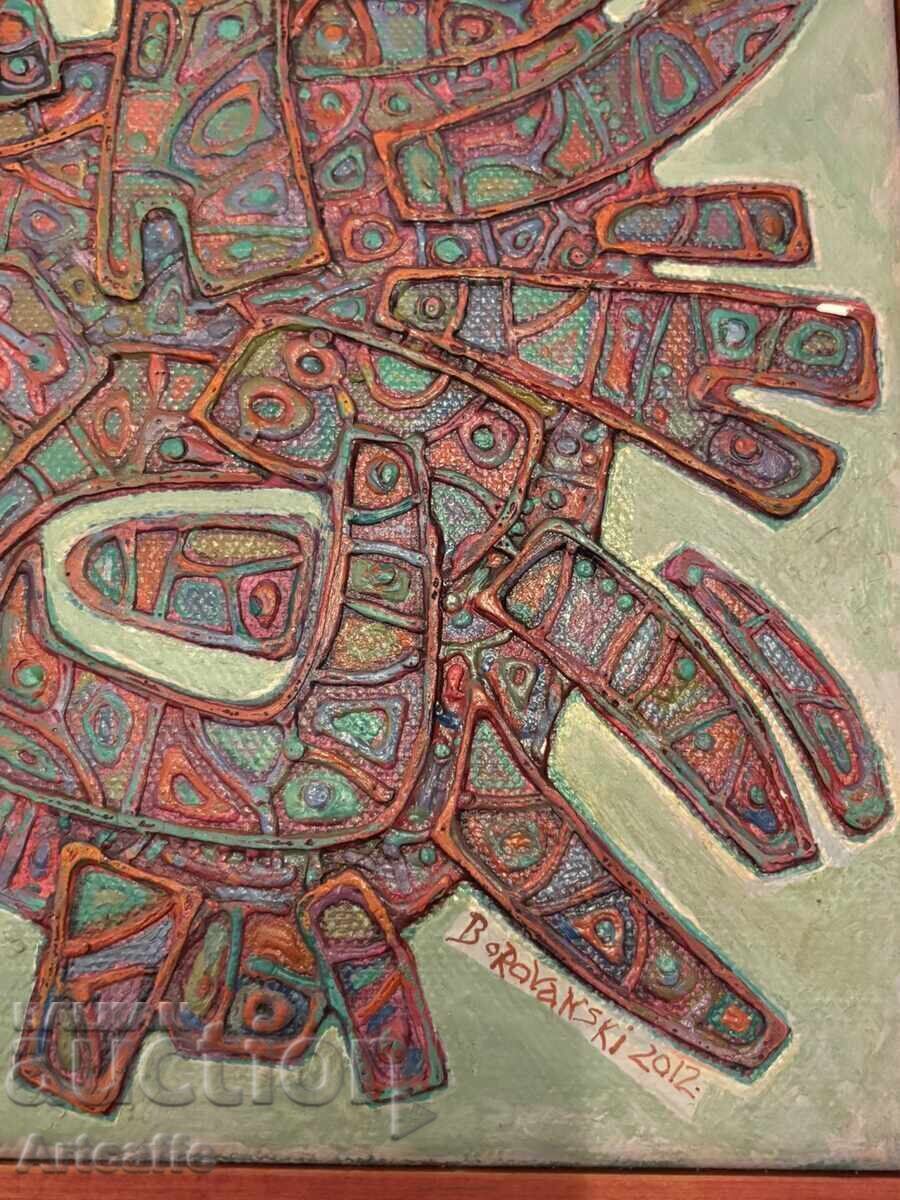 Auction  Nikolay Borovanski - author's technique, canvas 2012