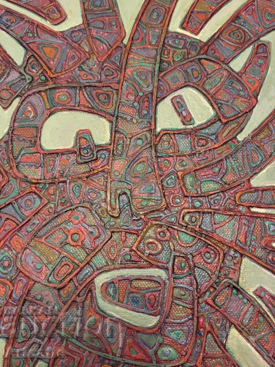 Παράδοση Nikolay Borovanski - τεχνική του συγγραφέα, καμβάς 2012