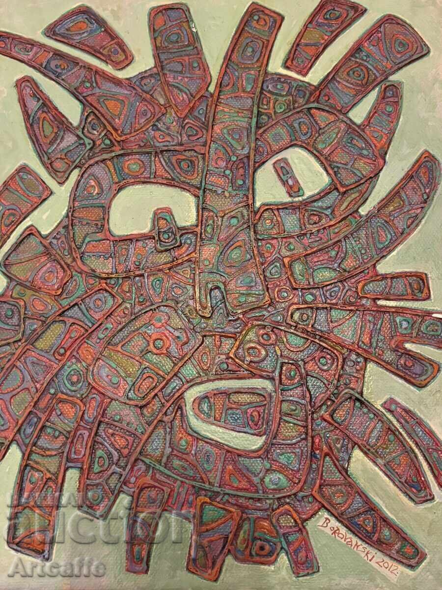 Nikolay Borovanski - τεχνική του συγγραφέα, καμβάς 2012 - 5