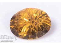 Citrine 6.31ct VS oval fancy cut