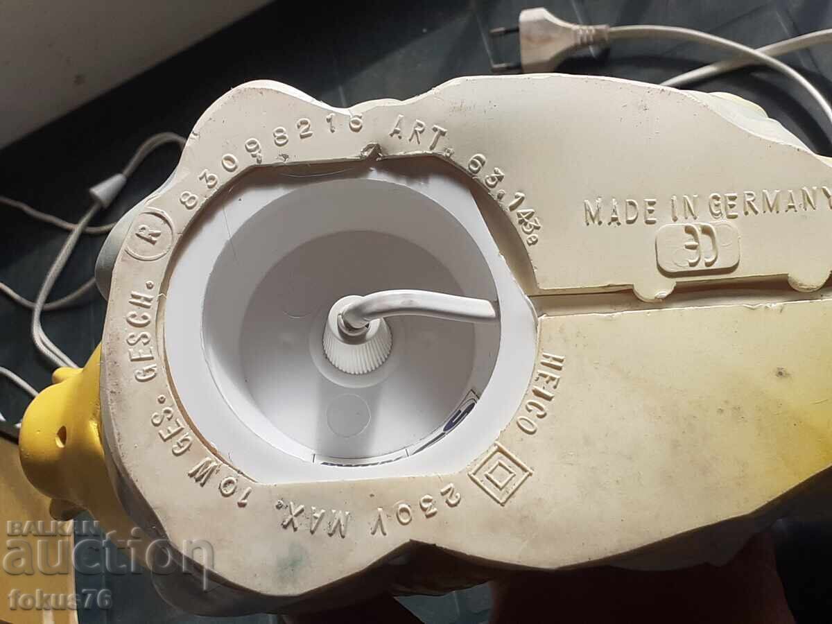 Lampă unică germană cu șurub din cauciuc cu pește pentru camera copiilor - 5