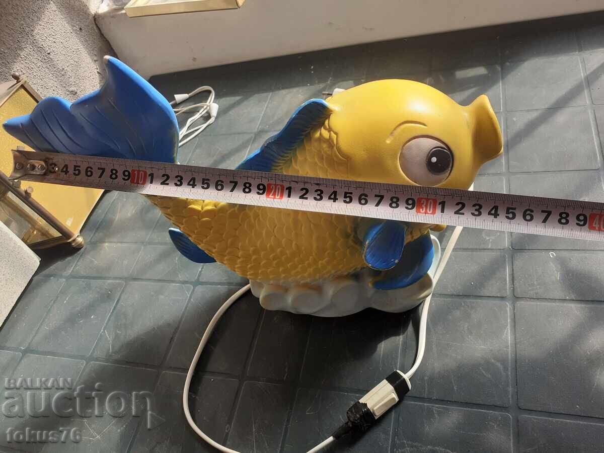 Lampă unică germană cu șurub din cauciuc cu pește pentru camera copiilor - 6