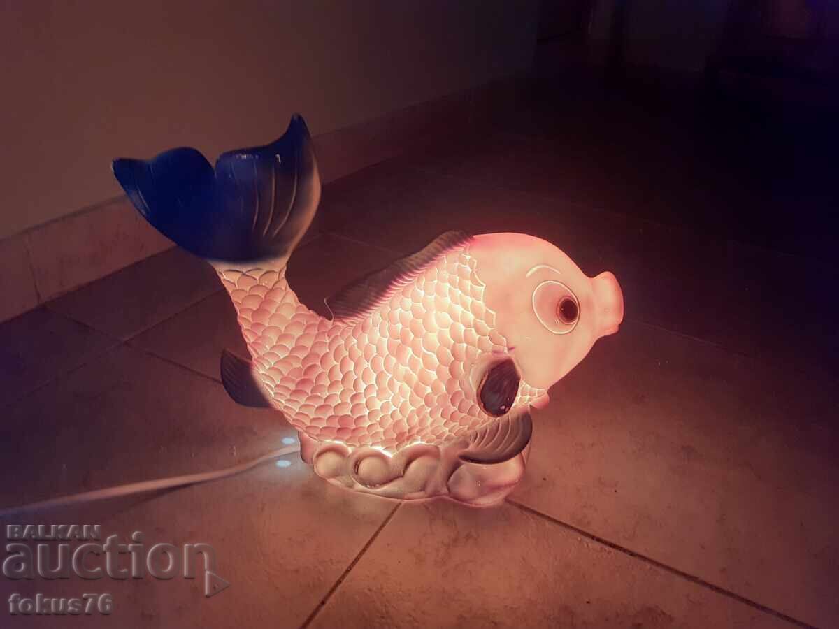 Lampă unică germană cu șurub din cauciuc cu pește pentru camera copiilor - 7