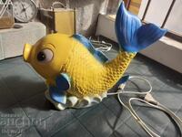 Unique German screw rubber fish lamp for children's room