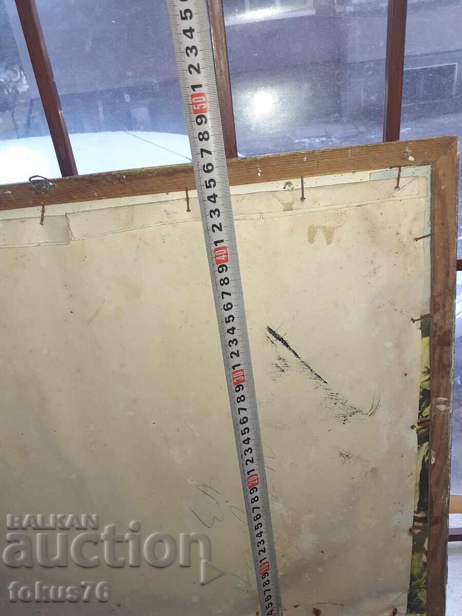 Afiș foto litografie pictură veche Hristo Botev - 7