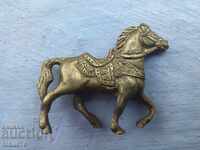 Horse statuette figure plastic bronze