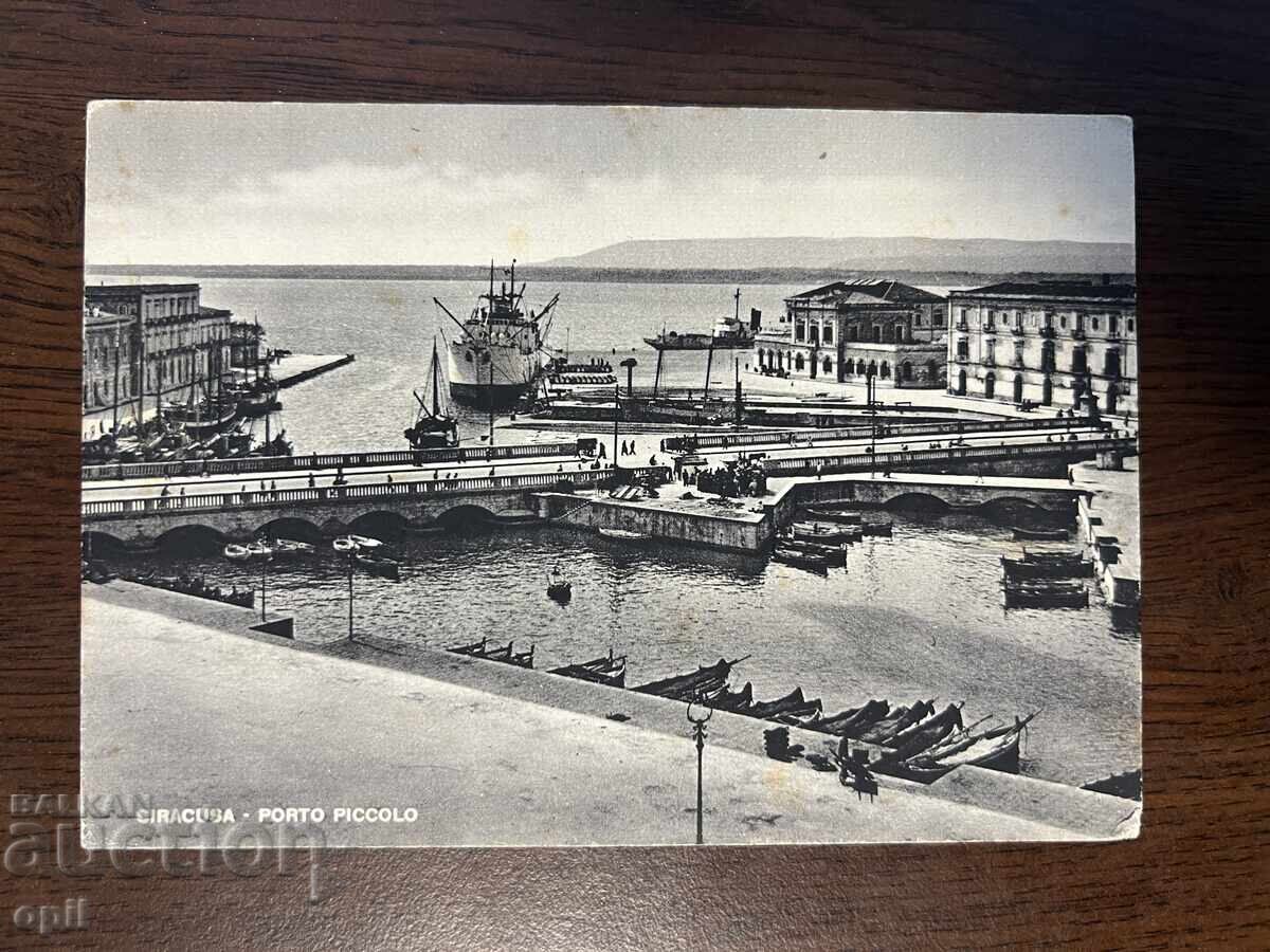 Old Postcard, Italy, Syracuse