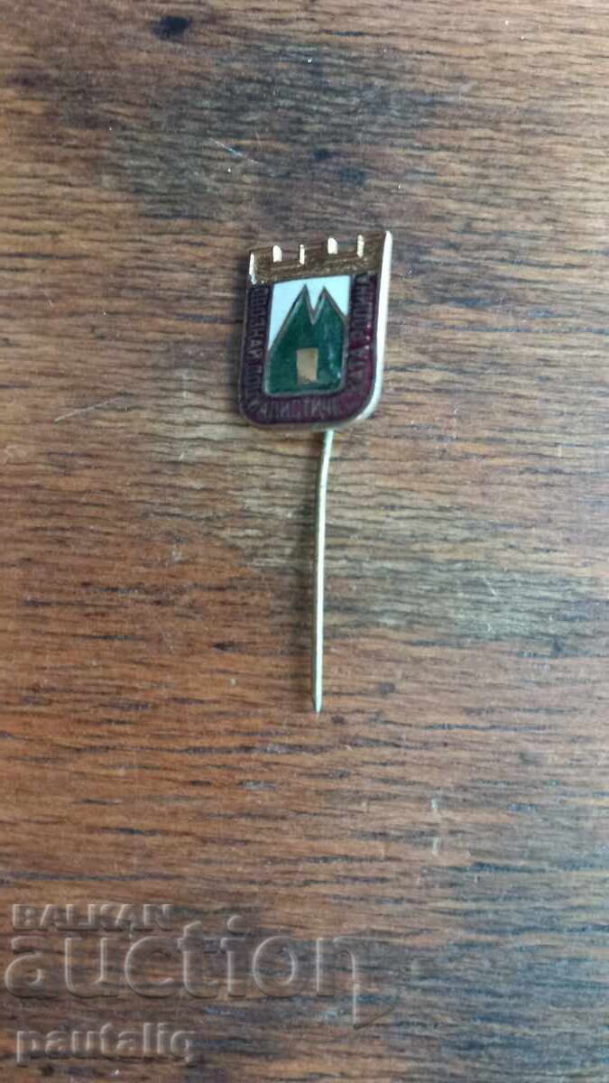 OLD BRONZE ENAMEL BADGE with price 2.00 BGN | € 1.02 OLD BRONZE ENAMEL BADGE with price 2.00 BGN | € 1.02