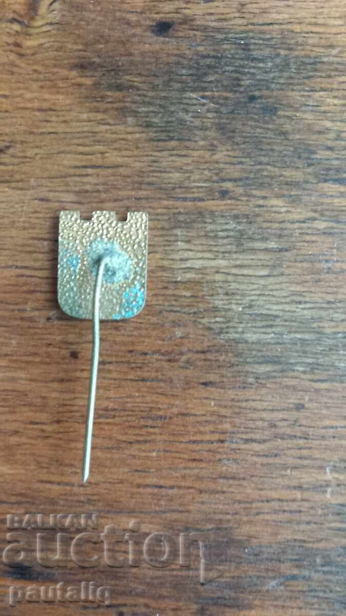 Auction OLD BRONZE ENAMEL BADGE Auction OLD BRONZE ENAMEL BADGE