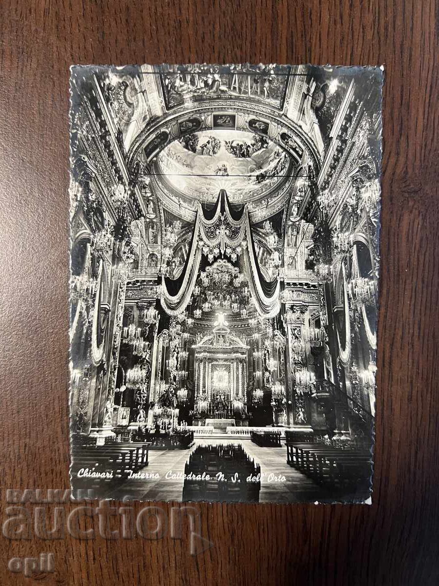 Carte poștală veche, Italia, Chiavari