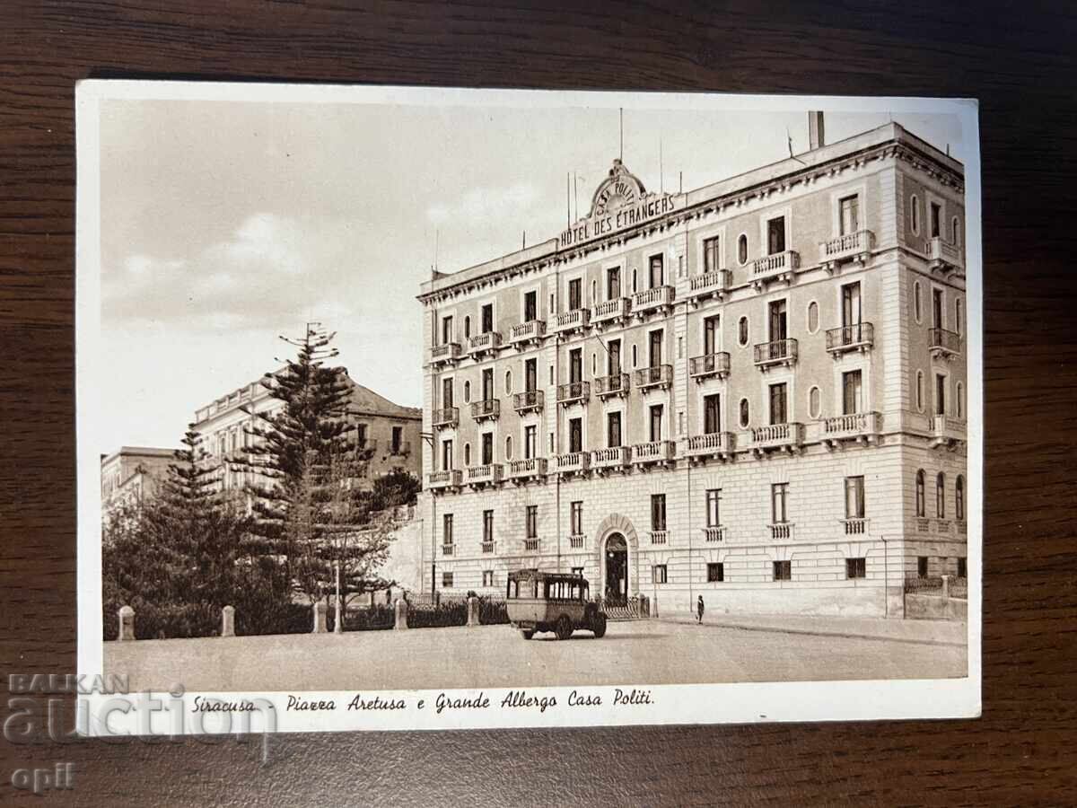 Old Postcard, Italy, Syracuse