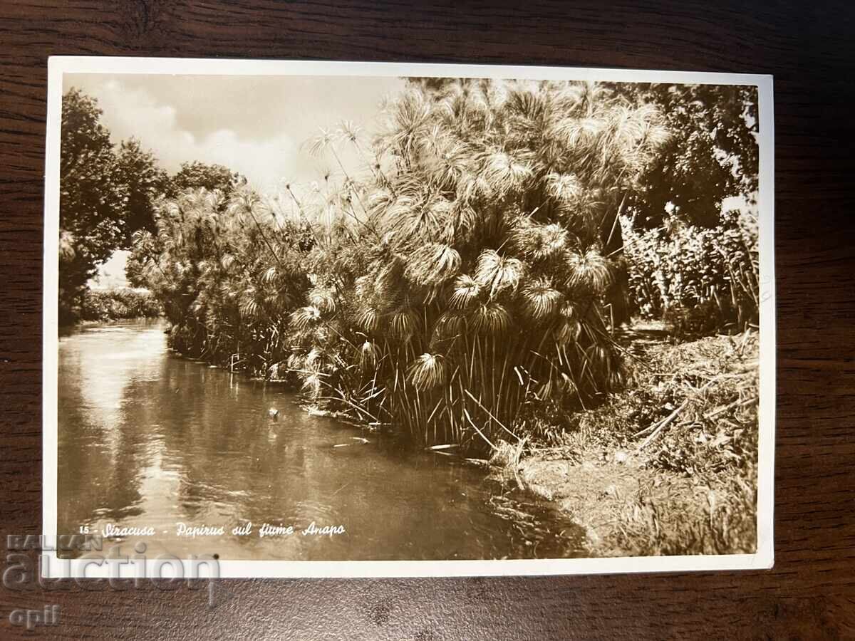 Old Postcard, Italy, Syracuse