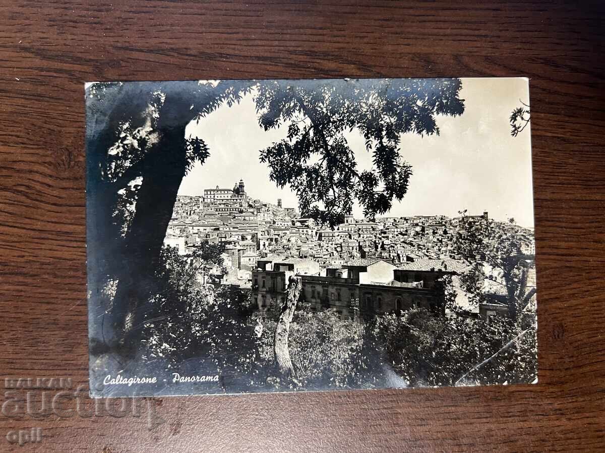 Carte poștală veche, Italia, Caltagirone