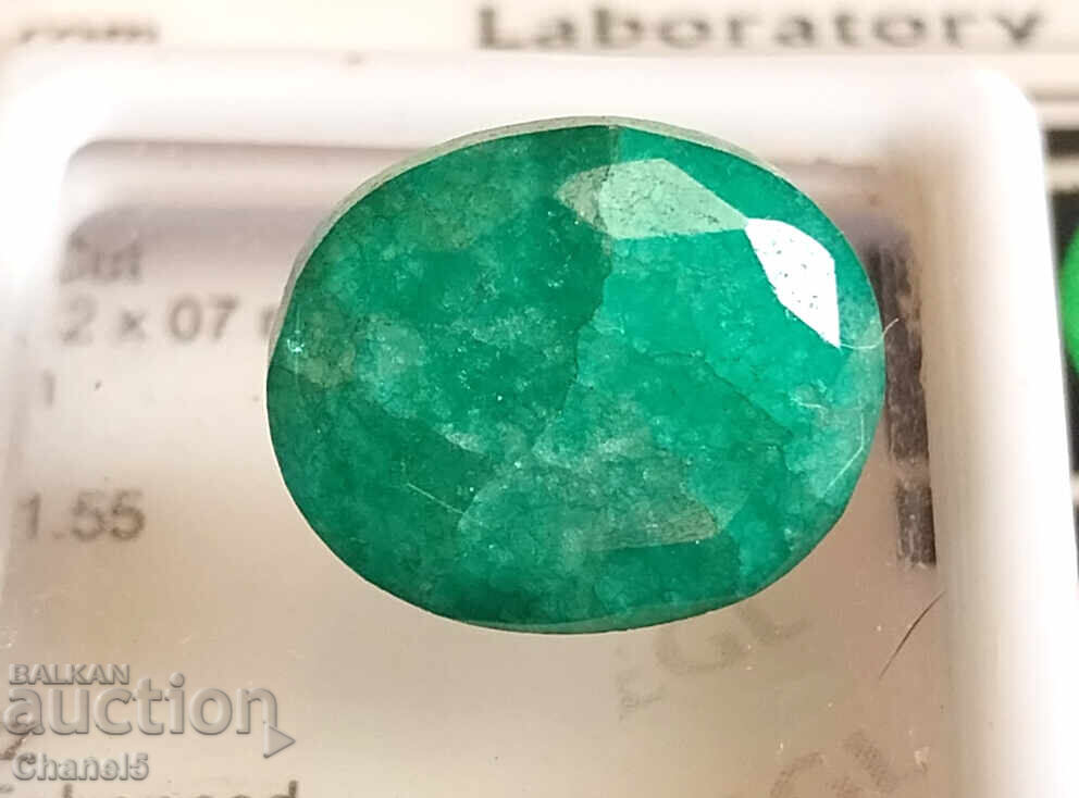 Delivery of NATURAL EMERALD - OVAL, BRAZIL - 10.05 carats (776)