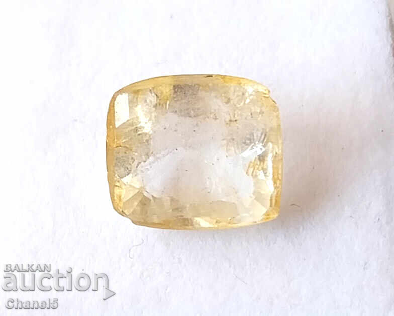 NATURAL YELLOW SAPPHIRE - CERTIFICATE - 5.05 carats (12) with price 85.00 BGN | € 43.46 NATURAL YELLOW SAPPHIRE - CERTIFICATE - 5.05 carats (12) with price 85.00 BGN | € 43.46