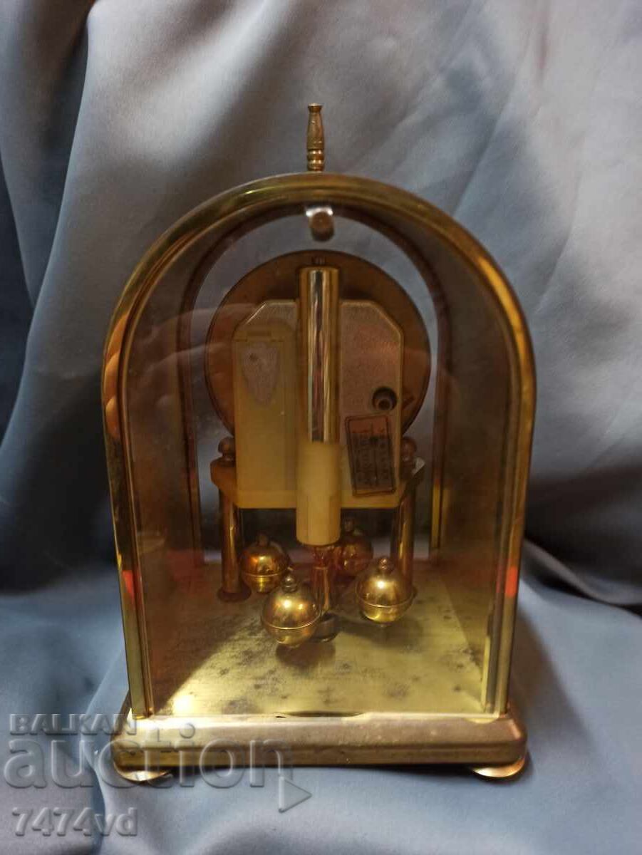 Rare Kundo day and night mantel clock Germany - 6 Rare Kundo day and night mantel clock Germany - 6