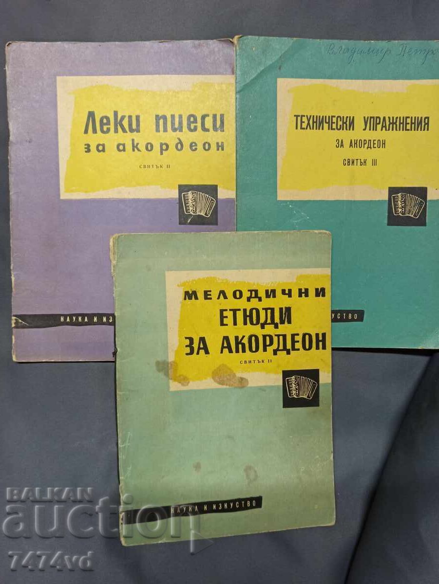 ETUDII, PIESE PENTRU ACORDION - 3 NUMĂR