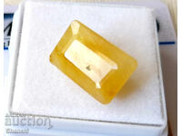 NATURAL YELLOW SAPPHIRE - CERTIFICATE - 13.65 carats (13)