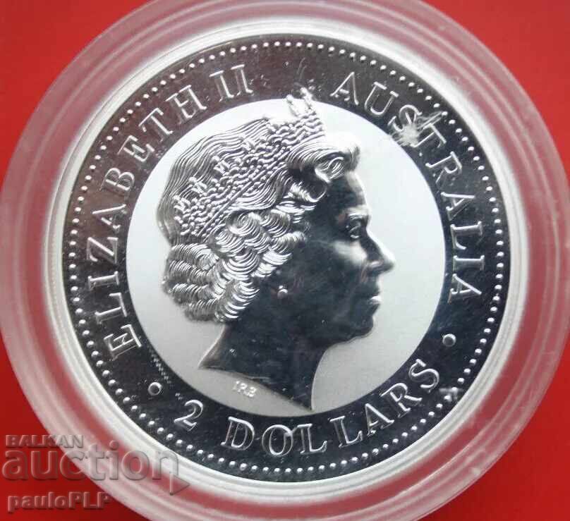 2 oz SILVER 2003 - ΣΕΛΗΝΙΚΗ ΑΥΣΤΡΑΛΙΑ - ΣΕΙΡΑ I -UNC με τιμή 520.00 BGN | € 265.87