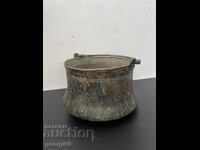 Old copper kettle / copper pot / copper pot. No. 6585