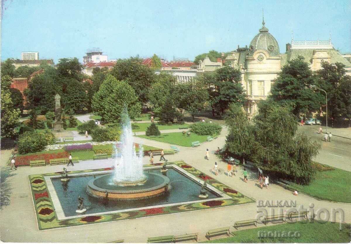 Old postcard - Ruse, Freedom Square Old postcard - Ruse, Freedom Square