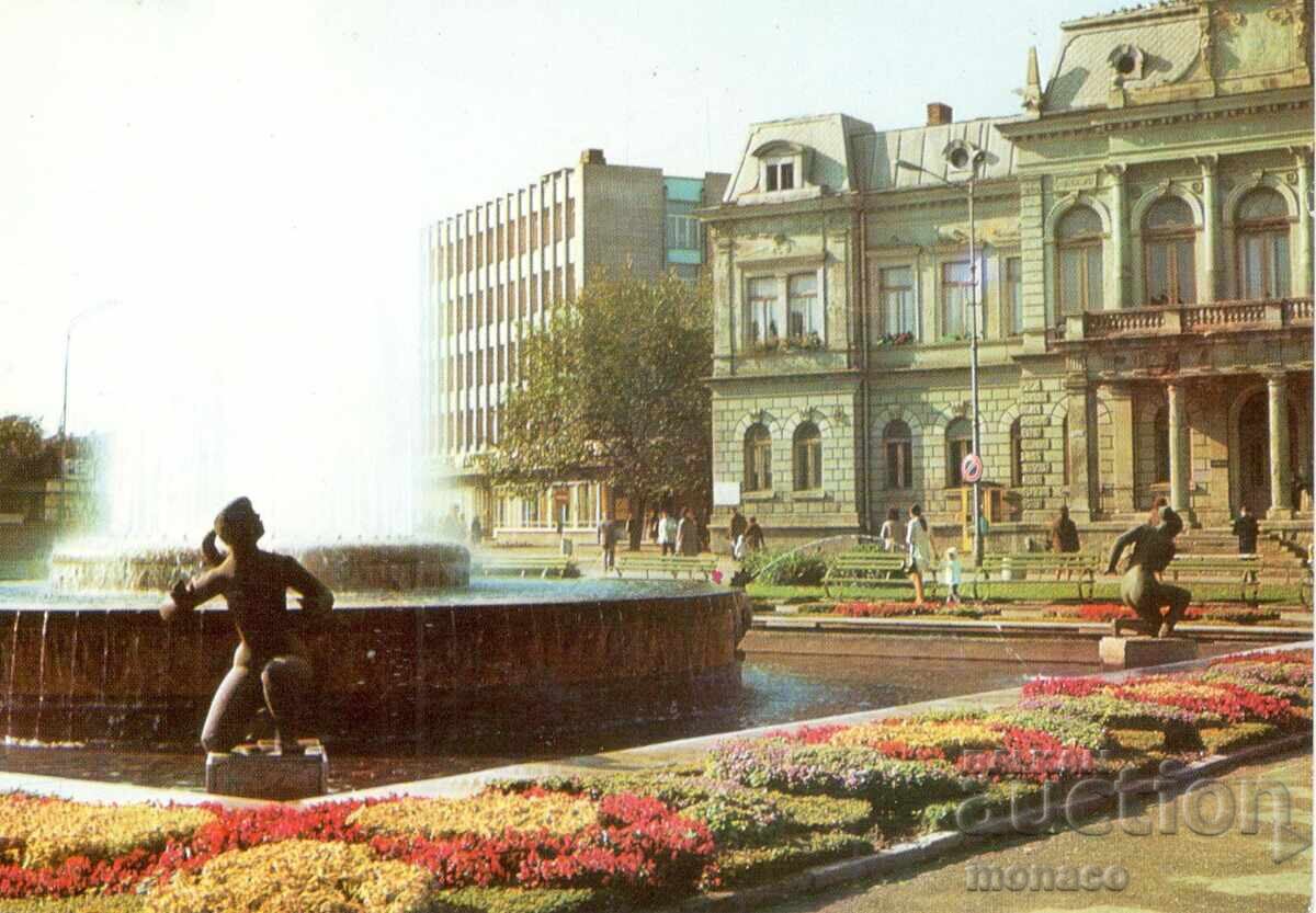 Old postcard - Ruse, District Court