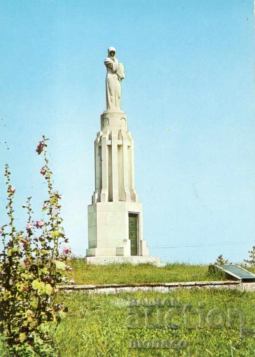 Old postcard - Ruse, Monument to the Russophiles