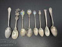 Silver-plated coffee spoons №6579