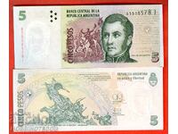 ARGENTINA ARGENTINA 5 Peso issue - issue 2003 seria J UNC