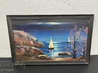 Seascape / Bulgarian artist / oil. №6589