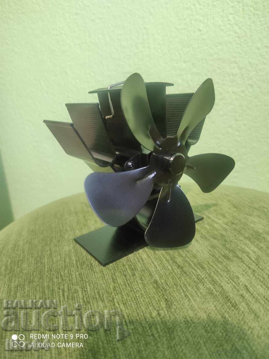 Stove fan without electricity Stove fan without electricity