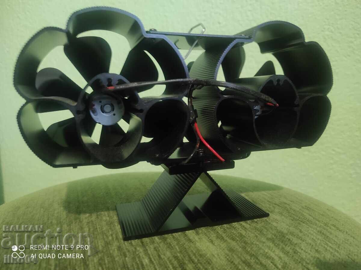 Double fan for stove without electricity with price 90.00 BGN | € 46.02 Double fan for stove without electricity with price 90.00 BGN | € 46.02