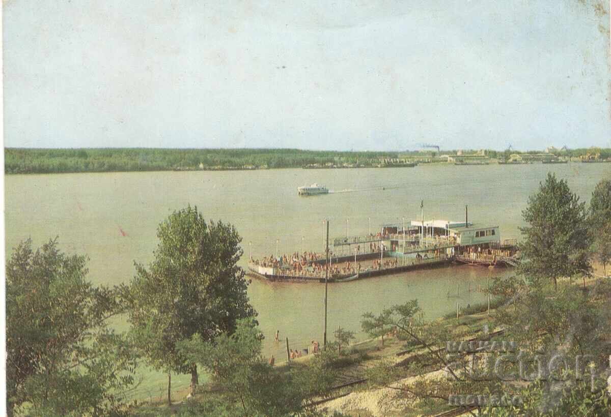 Old postcard - Ruse, The Floating Beach Old postcard - Ruse, The Floating Beach